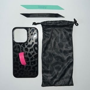 Loopy Case Original righty - iPhone 13 Pro - Midnight Leopard